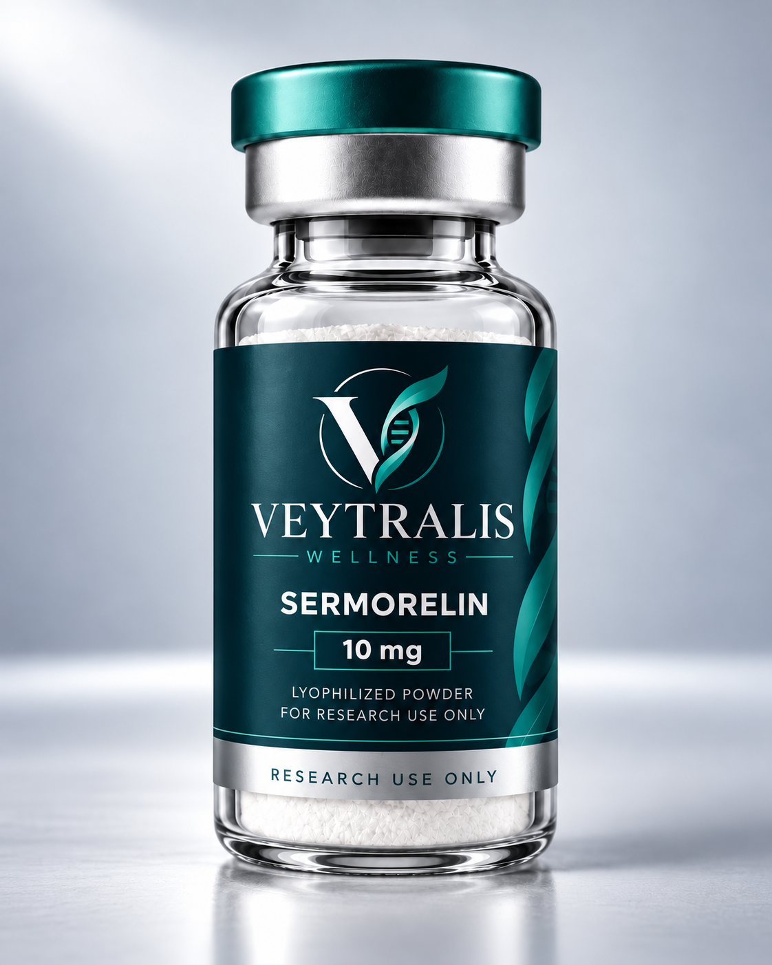Sermorelin certificate of analysis reference vial