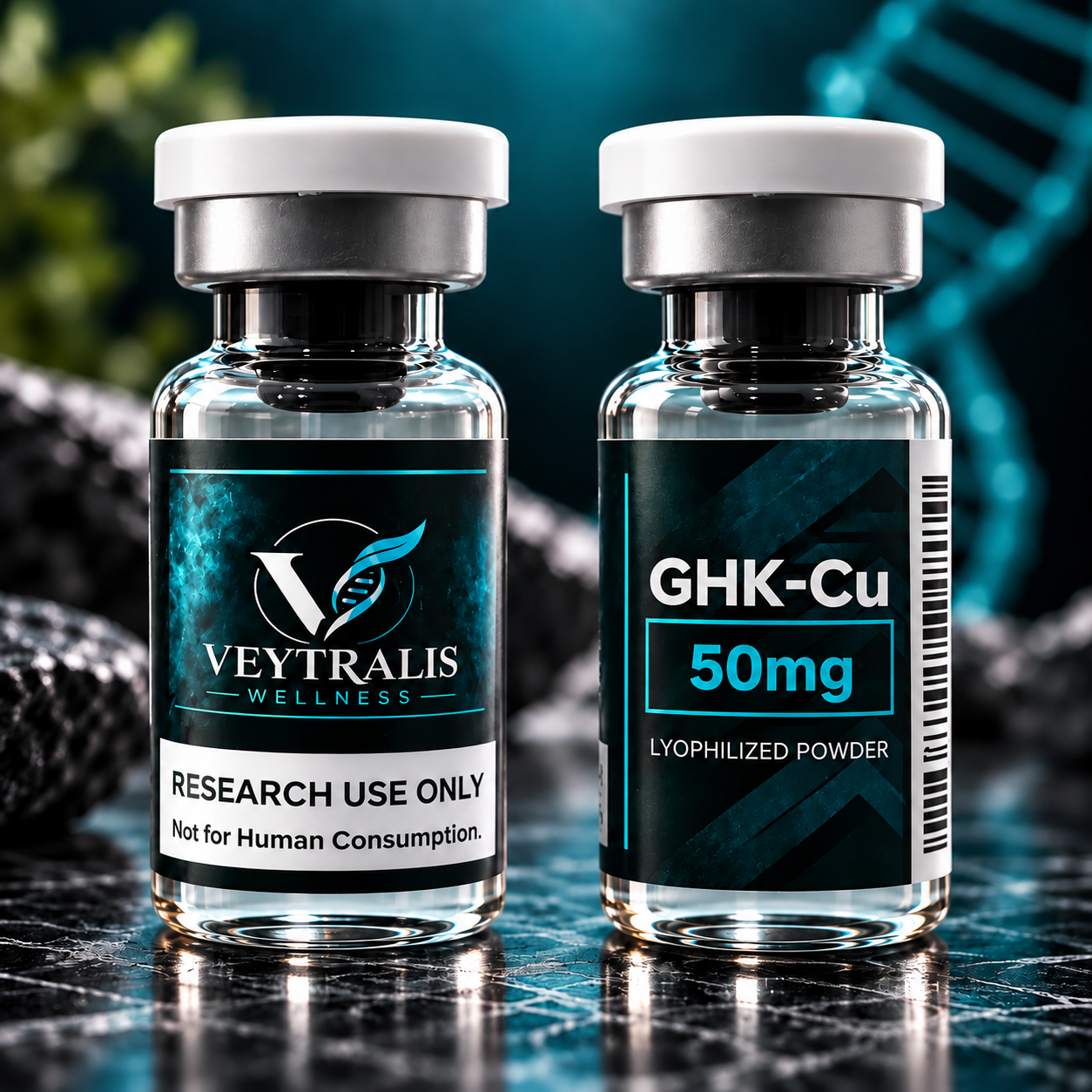 GHK-Cu 50mg research vial