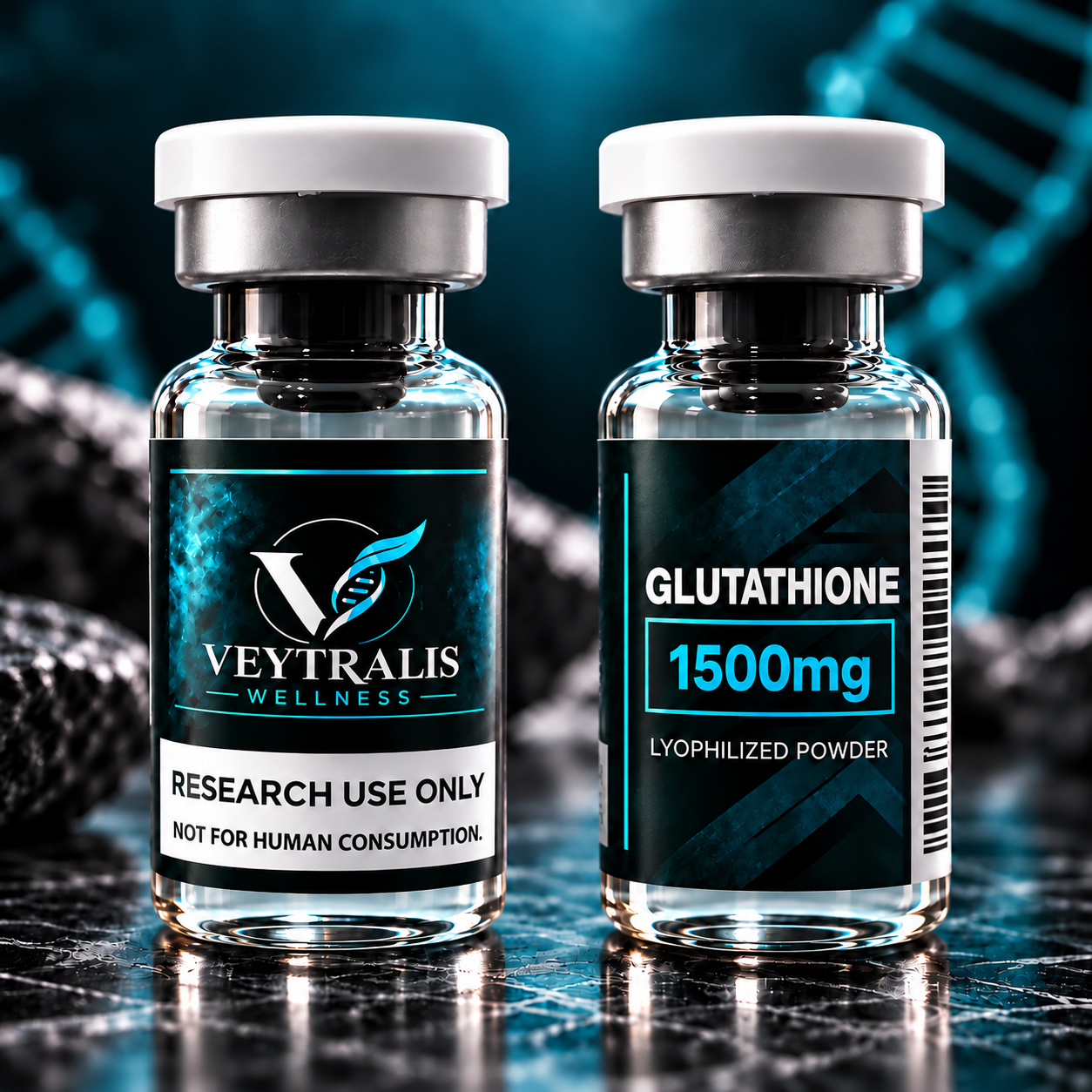 Glutathione 1500mg research vial