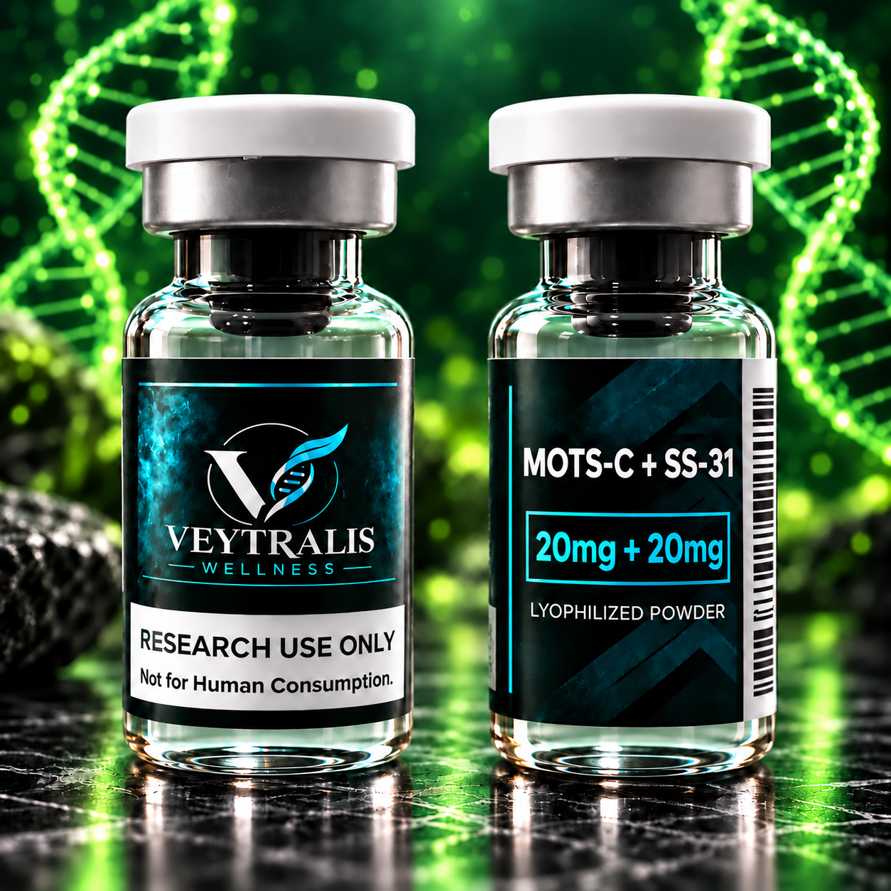 Veytralis Mito Duo 20mg + 20mg research vial