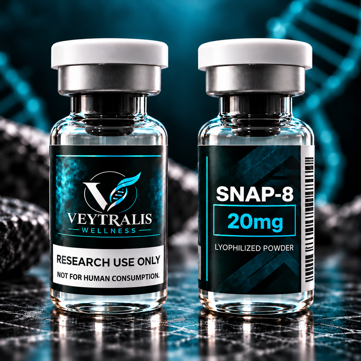 SNAP-8 research vial, 20mg