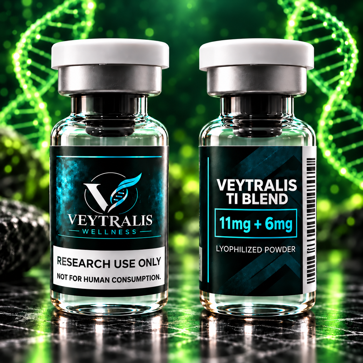 Veytralis TI Blend 11mg + 6mg research vial